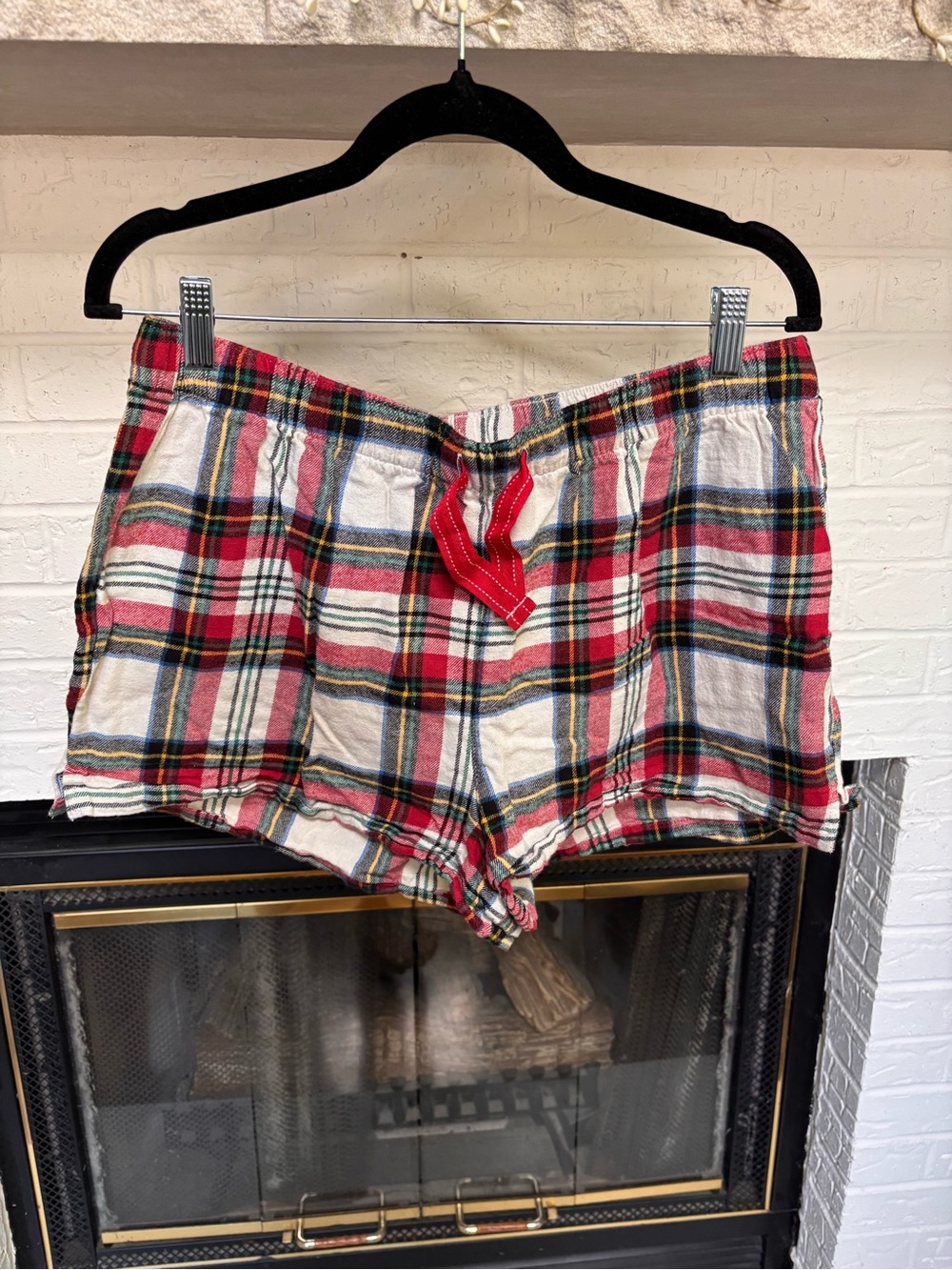 Old Navy Red Plaid Women's Lounge Shorts
